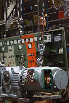 Getriebemotor in der Reparatur Getriebemotor in der Reparatur